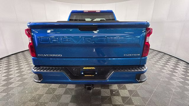 2024 Glacier Blue Metallic Chevrolet Silverado 1500 Custom 4X4 Truck