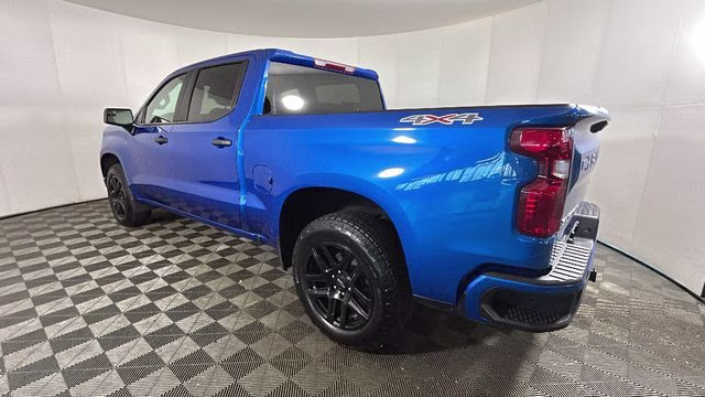 2024 Glacier Blue Metallic Chevrolet Silverado 1500 Custom 4X4 Truck