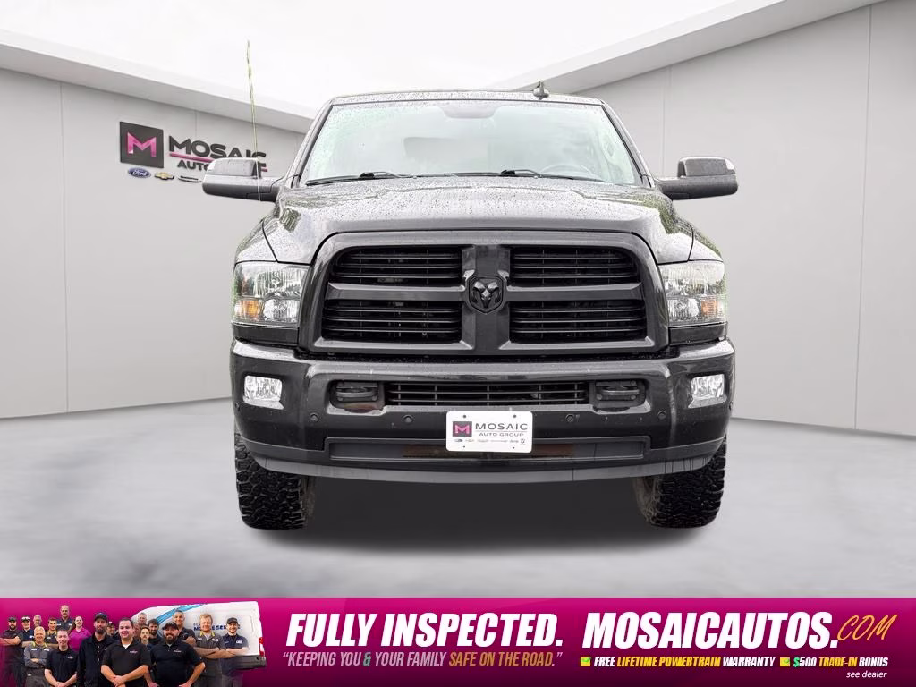 2017 Brilliant Black Crystal Pearlcoat Ram 3500 Big Horn 4X4 Truck