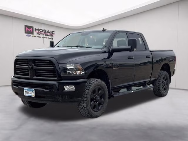 2017 Brilliant Black Crystal Pearlcoat Ram 3500 Big Horn 4X4 Truck