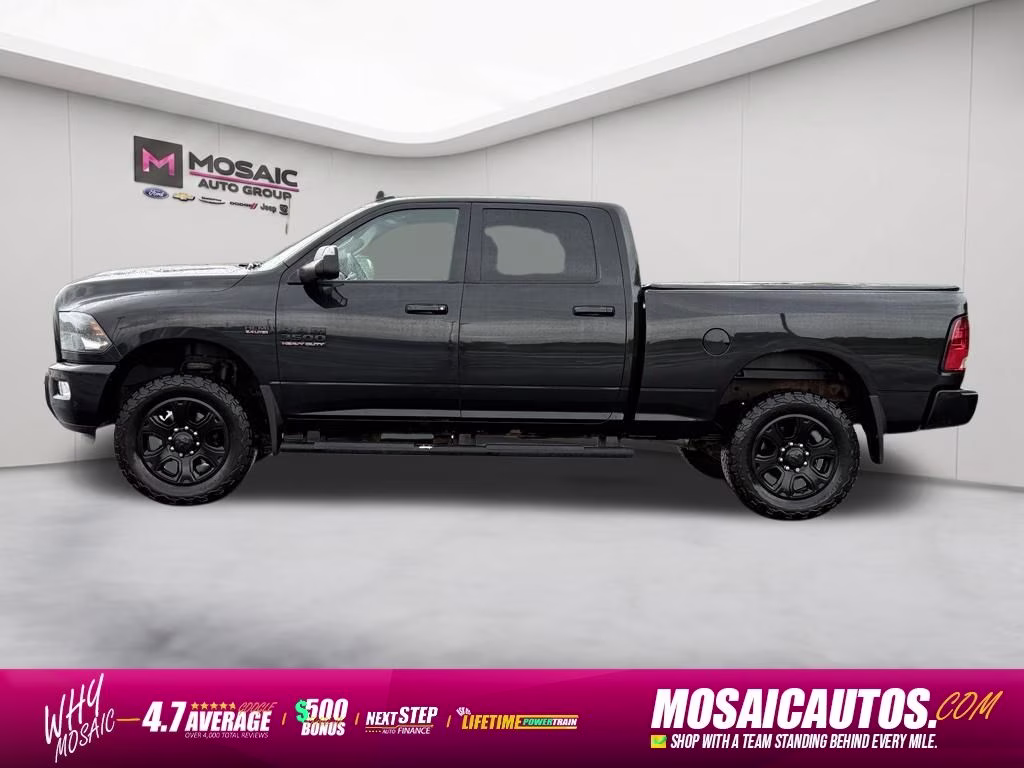 2017 Brilliant Black Crystal Pearlcoat Ram 3500 Big Horn 4X4 Truck