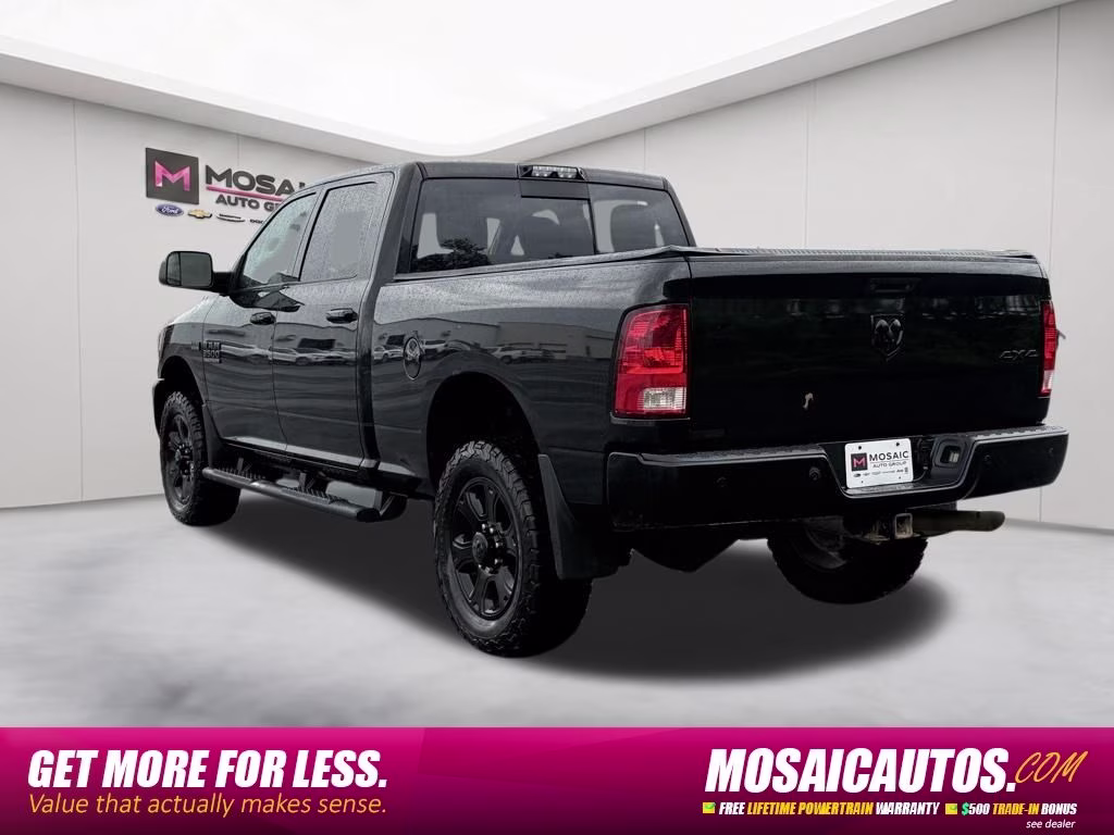 2017 Brilliant Black Crystal Pearlcoat Ram 3500 Big Horn 4X4 Truck