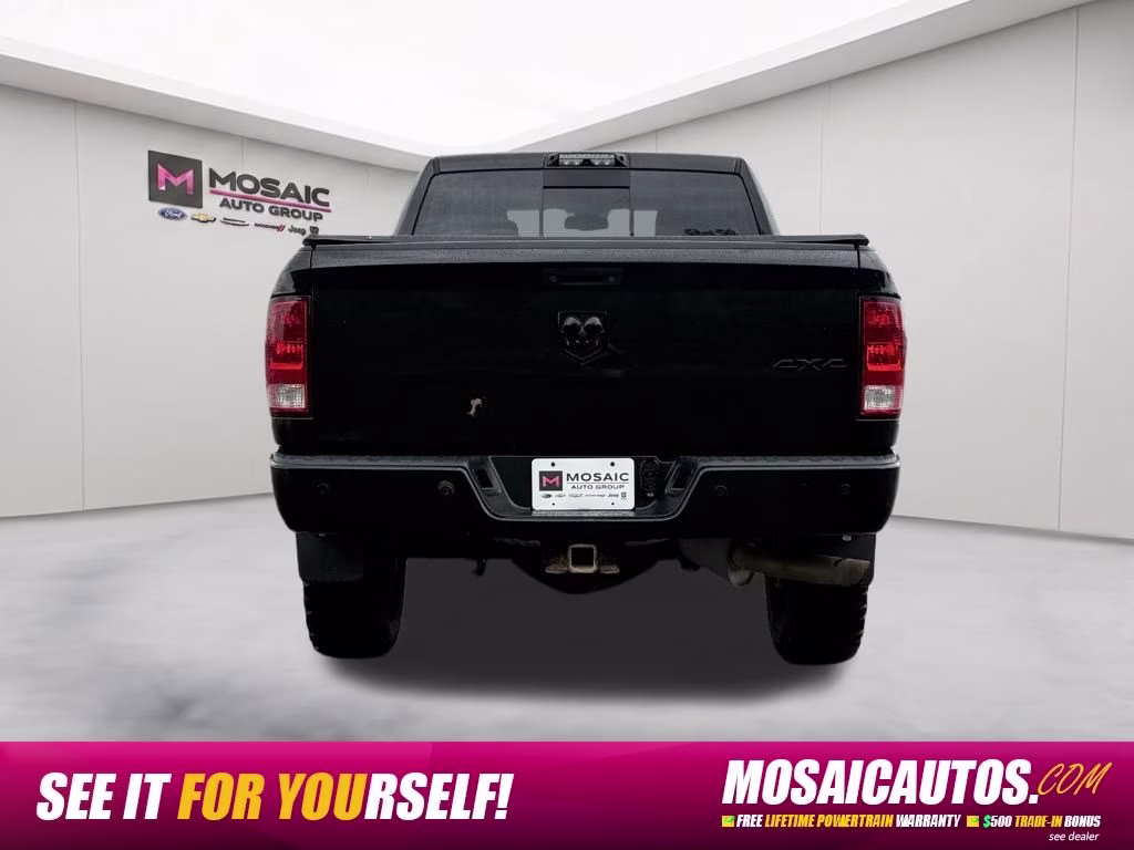2017 Brilliant Black Crystal Pearlcoat Ram 3500 Big Horn 4X4 Truck