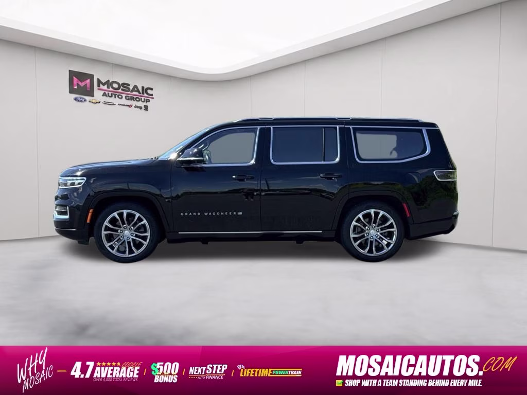 2022 Diamond Black Crystal Pearlcoat Jeep Grand Wagoneer Series II 4X4 SUV
