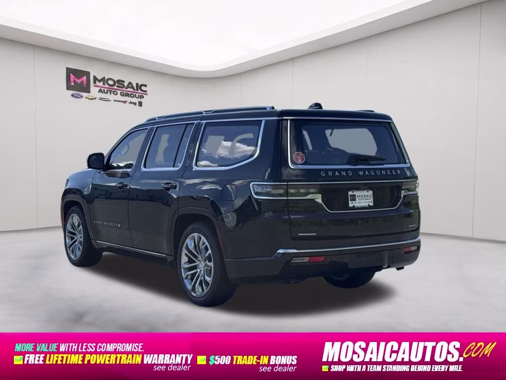 2022 Diamond Black Crystal Pearlcoat Jeep Grand Wagoneer Series II 4X4 SUV