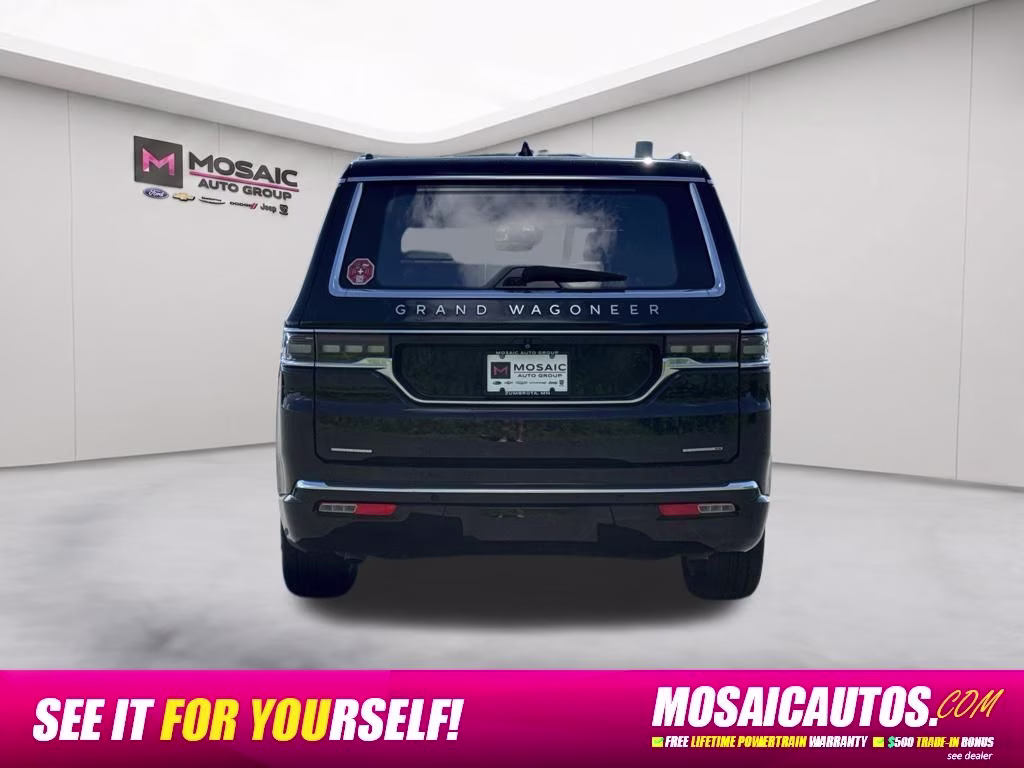2022 Diamond Black Crystal Pearlcoat Jeep Grand Wagoneer Series II 4X4 SUV