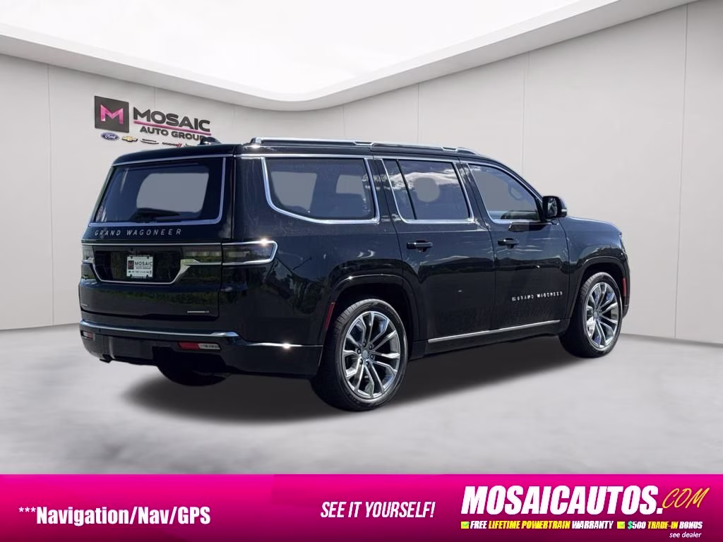 2022 Diamond Black Crystal Pearlcoat Jeep Grand Wagoneer Series II 4X4 SUV