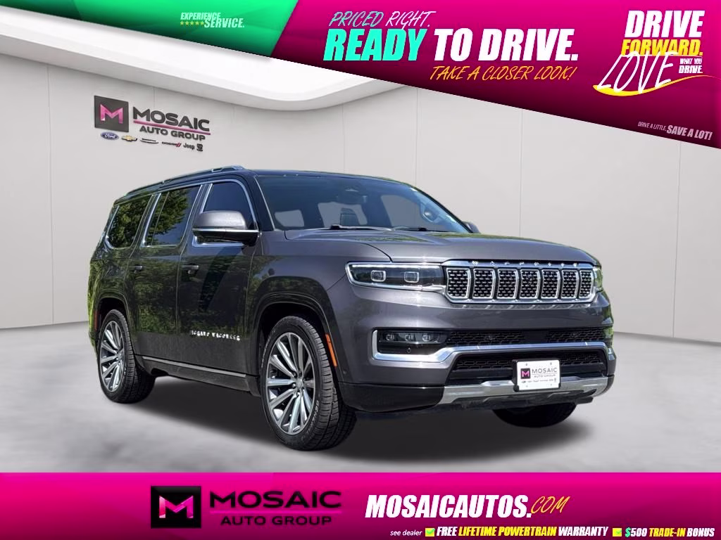 2022 Baltic Gray Metallic Clearcoat Jeep Grand Wagoneer Series II 4X4 SUV