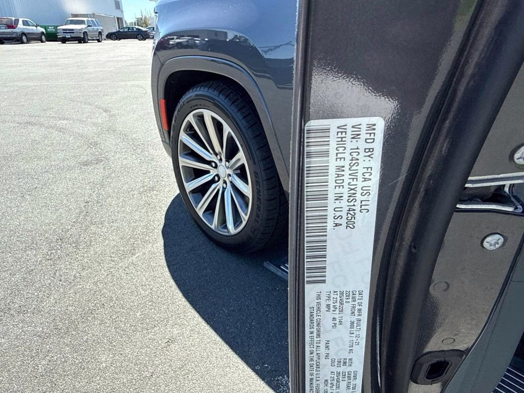 2022 Baltic Gray Metallic Clearcoat Jeep Grand Wagoneer Series II 4X4 SUV