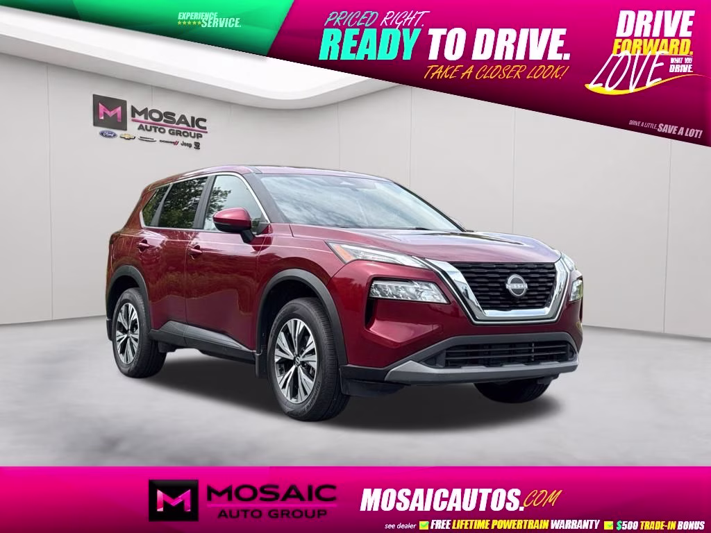 2023 Scarlet Ember Tintcoat Nissan Rogue SV AWD SUV