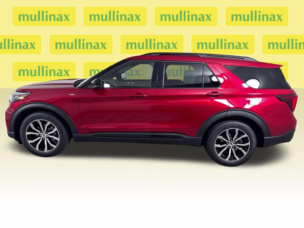 2026 Rapid Red Metallic Tinted Clearcoat Ford Explorer ST-Line RWD SUV