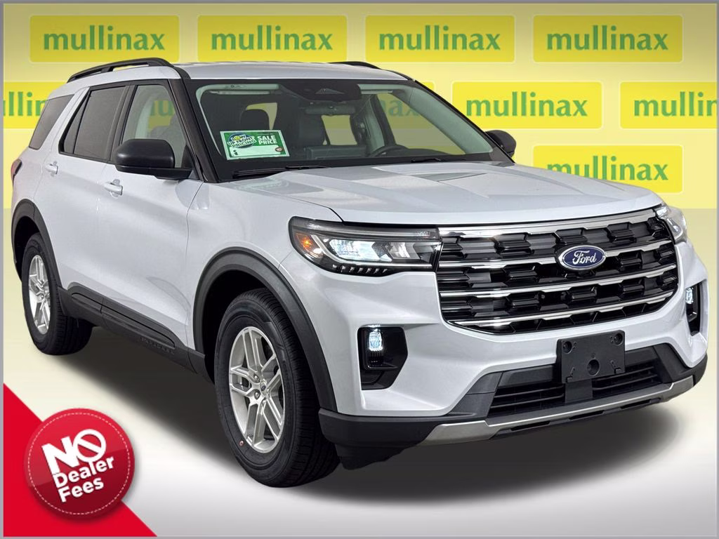 2026 Space White Metallic Ford Explorer Active RWD SUV