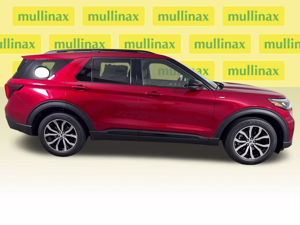 2026 Rapid Red Metallic Tinted Clearcoat Ford Explorer ST-Line RWD SUV