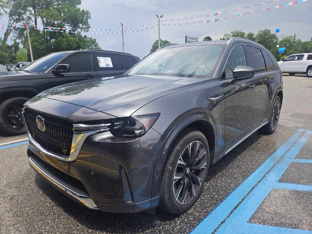 2024 Machine Gray Metallic Mazda CX-90 3.3 Turbo S Premium Plus AWD SUV