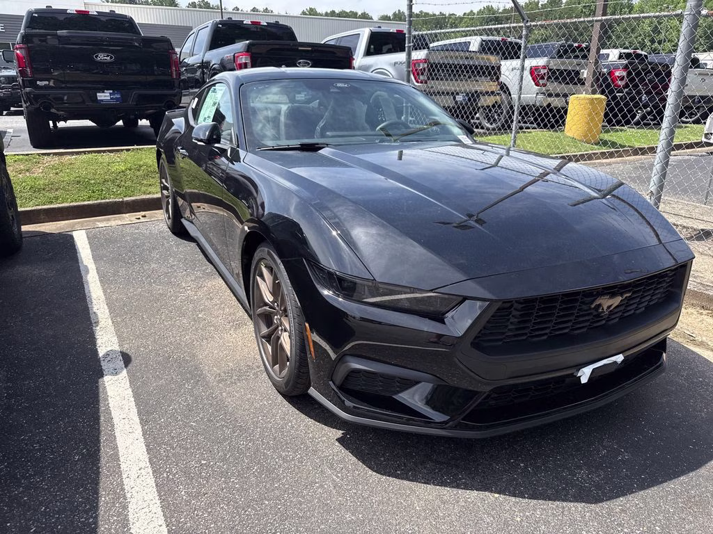 2026 Shadow Black Ford Mustang EcoBoost Premium RWD Coupe