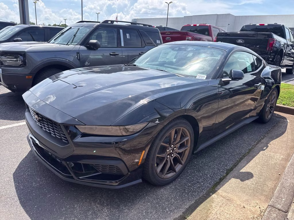 2026 Shadow Black Ford Mustang EcoBoost Premium RWD Coupe