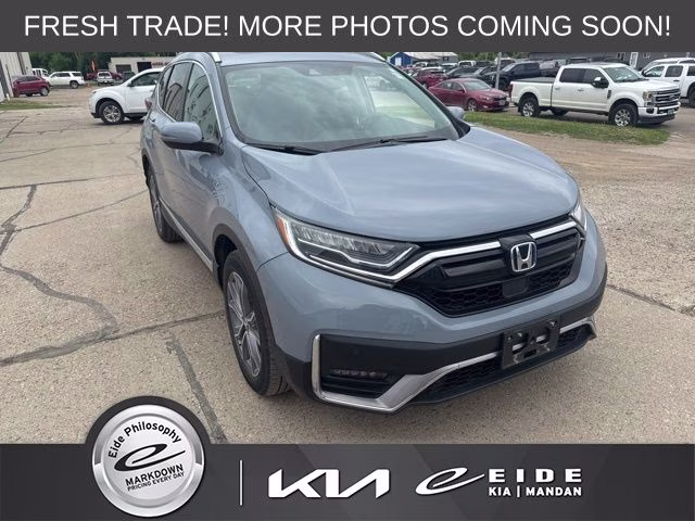 2022 Gray Honda CR-V Hybrid Touring AWD SUV