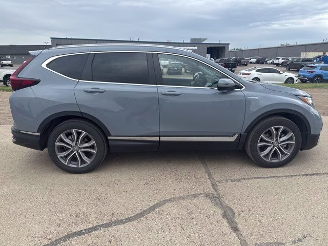 2022 Gray Honda CR-V Hybrid Touring AWD SUV