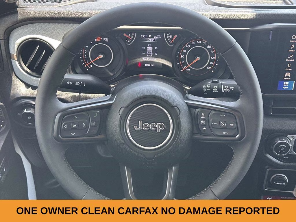 2025 Bright White Clearcoat Jeep Wrangler Willys 4X4 SUV