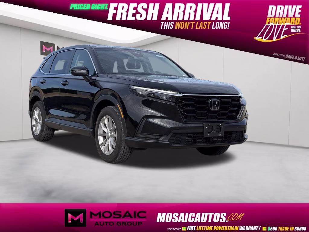 2025 Black Honda CR-V EX AWD SUV