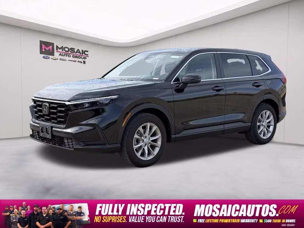 2025 Black Honda CR-V EX AWD SUV