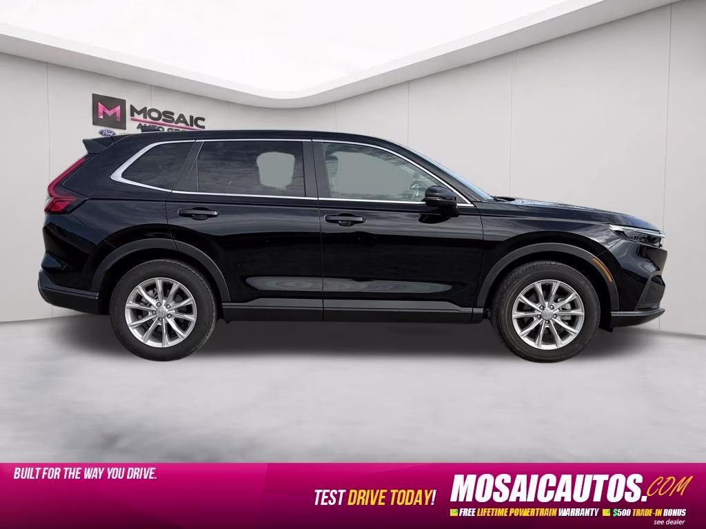 2025 Black Honda CR-V EX AWD SUV