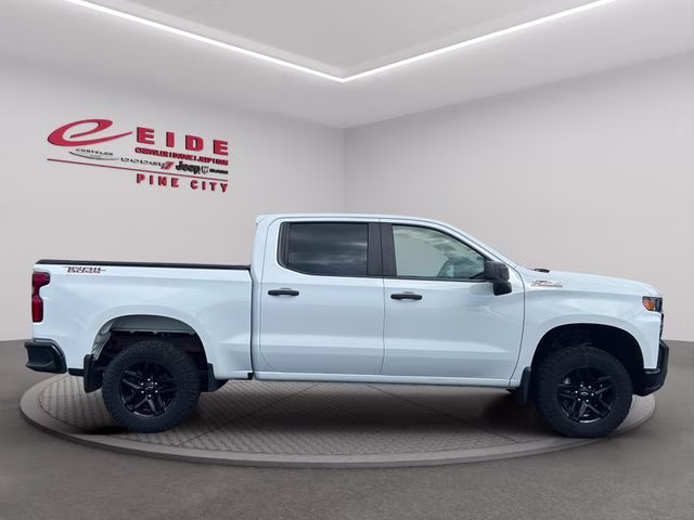 2020 Summit White Chevrolet Silverado 1500 Custom Trail Boss 4X4 Truck