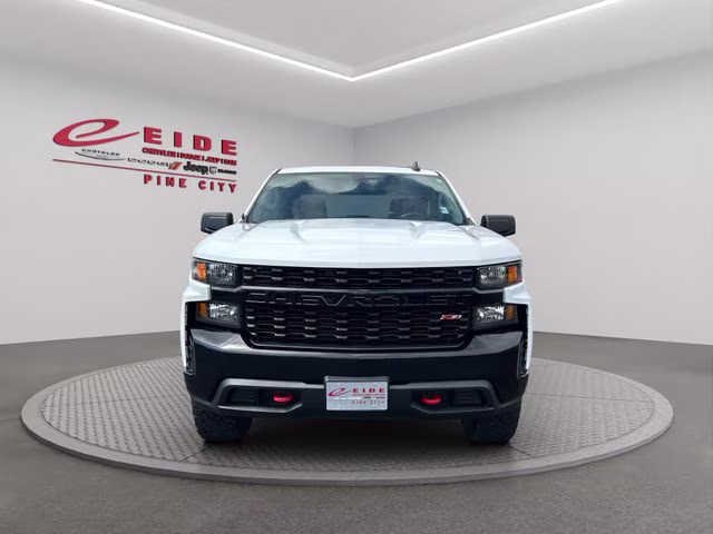 2020 Summit White Chevrolet Silverado 1500 Custom Trail Boss 4X4 Truck