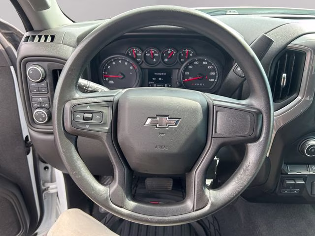 2020 Summit White Chevrolet Silverado 1500 Custom Trail Boss 4X4 Truck