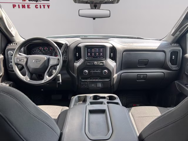 2020 Summit White Chevrolet Silverado 1500 Custom Trail Boss 4X4 Truck