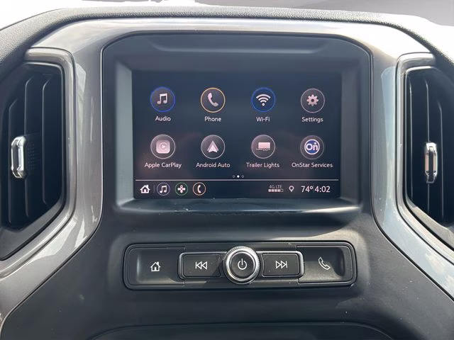 2020 Summit White Chevrolet Silverado 1500 Custom Trail Boss 4X4 Truck