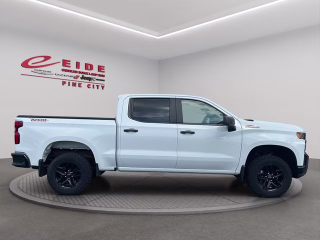 2020 Summit White Chevrolet Silverado 1500 Custom Trail Boss 4X4 Truck