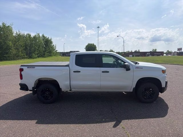 2020 Summit White Chevrolet Silverado 1500 Custom Trail Boss 4X4 Truck