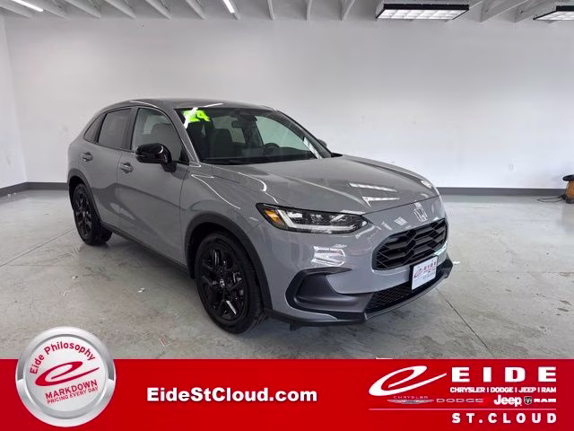 2024 Urban Gray Pearl Honda HR-V Sport AWD SUV