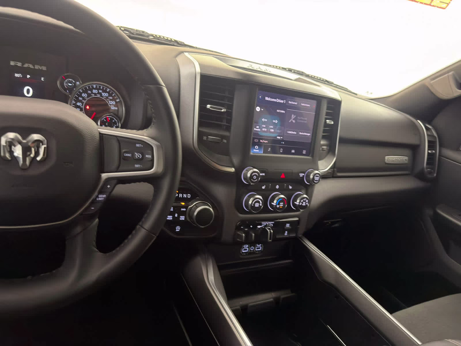 2024 Bright White Clearcoat Ram 1500 Big Horn 4X4 Truck