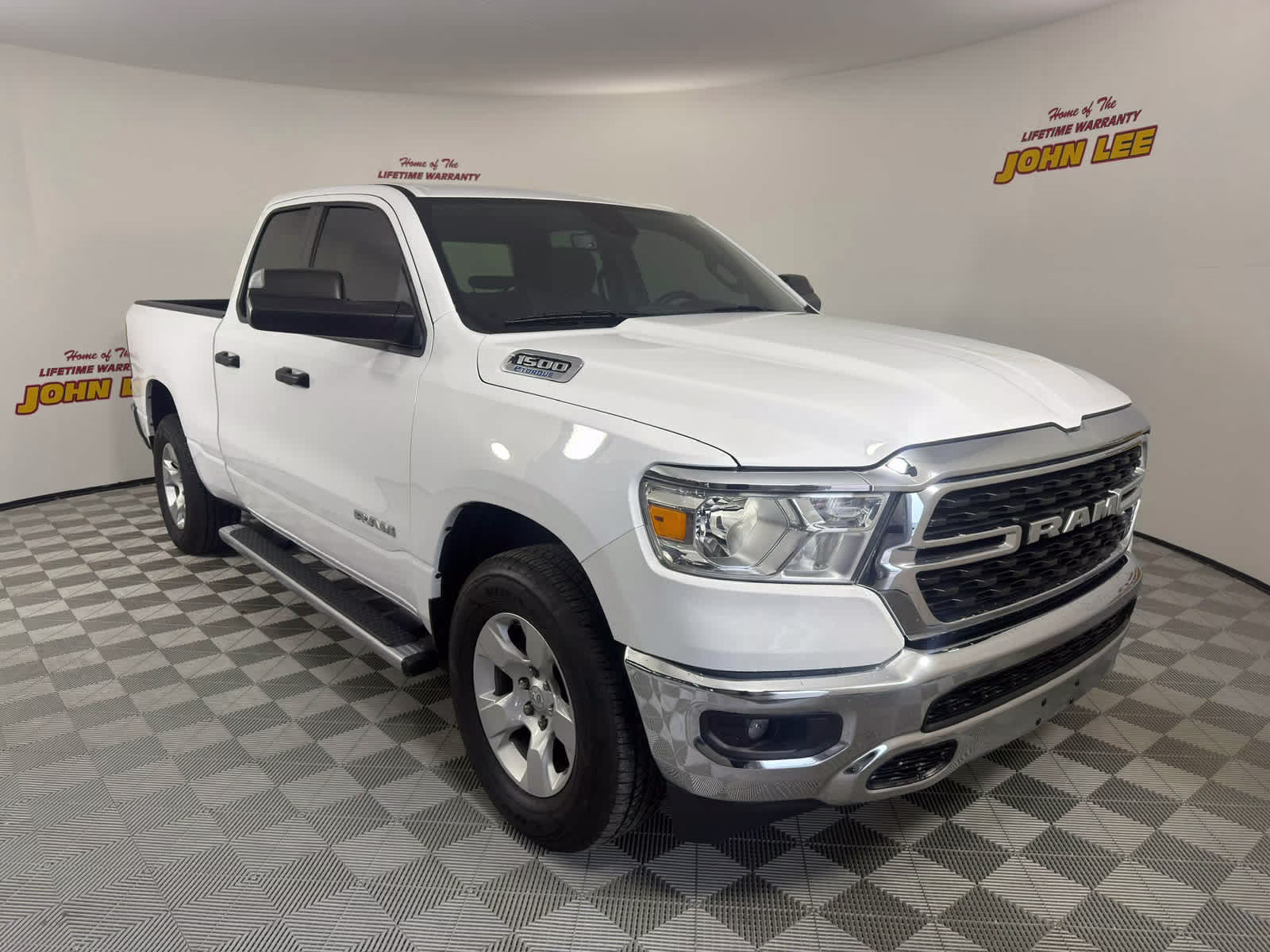 2024 Bright White Clearcoat Ram 1500 Big Horn 4X4 Truck