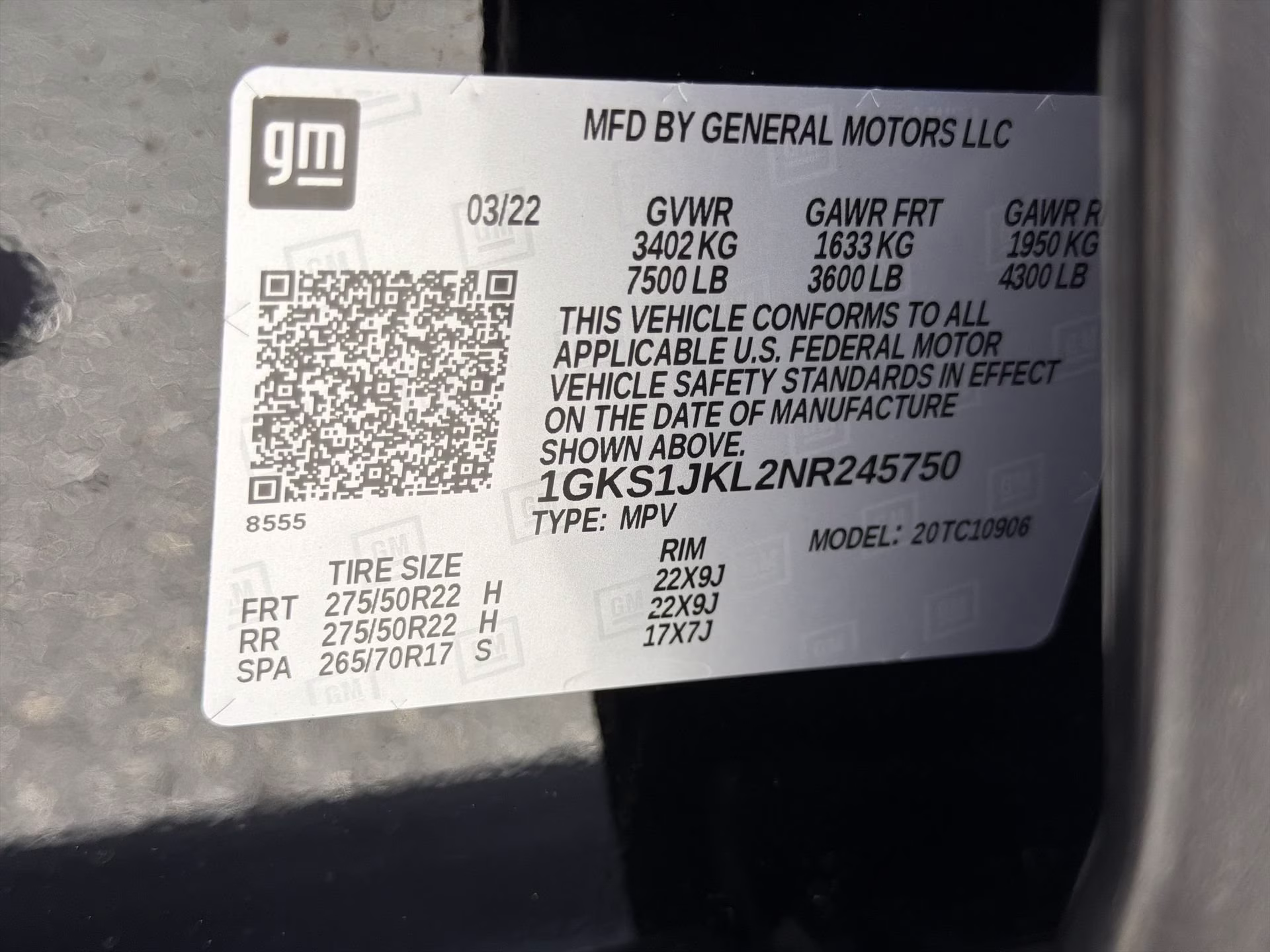 2022 Onyx Black GMC Yukon XL Denali RWD SUV