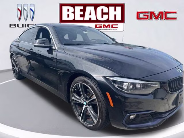 2020 Black Sapphire Metallic BMW 4 Series 430i Gran Coupe AWD Hatchback