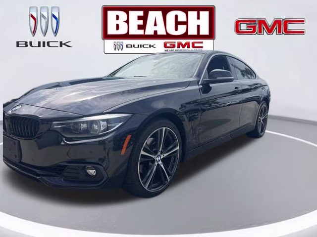 2020 Black Sapphire Metallic BMW 4 Series 430i Gran Coupe AWD Hatchback