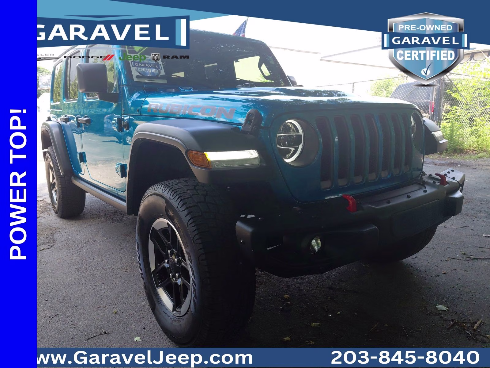 2020 Bikini Pearlcoat Jeep Wrangler Unlimited Rubicon 4X4 SUV