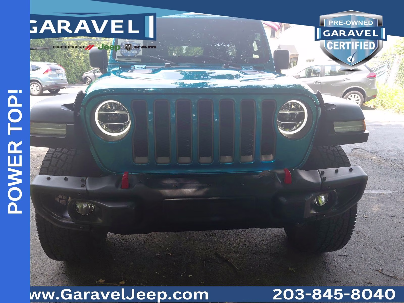 2020 Bikini Pearlcoat Jeep Wrangler Unlimited Rubicon 4X4 SUV