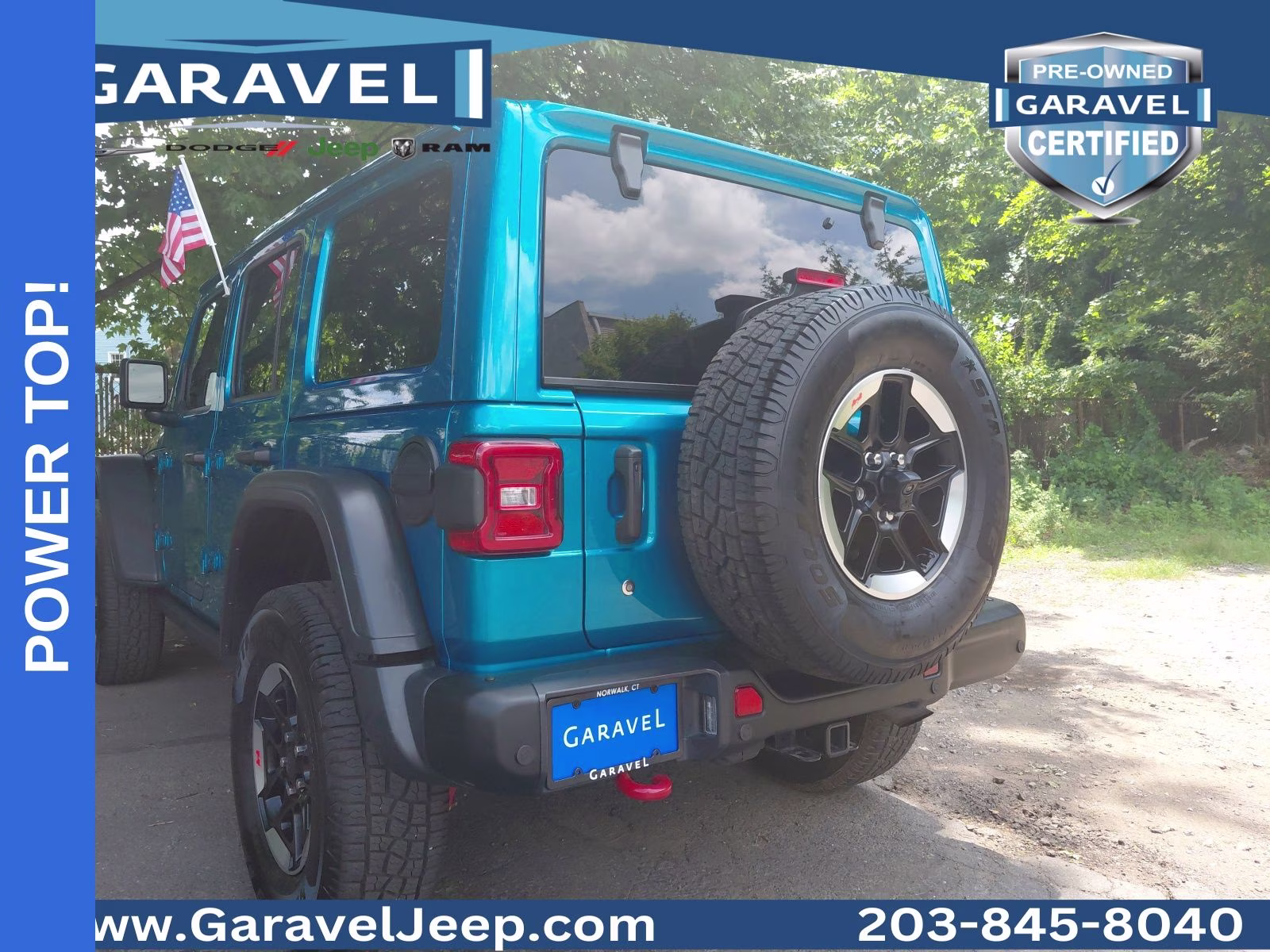 2020 Bikini Pearlcoat Jeep Wrangler Unlimited Rubicon 4X4 SUV