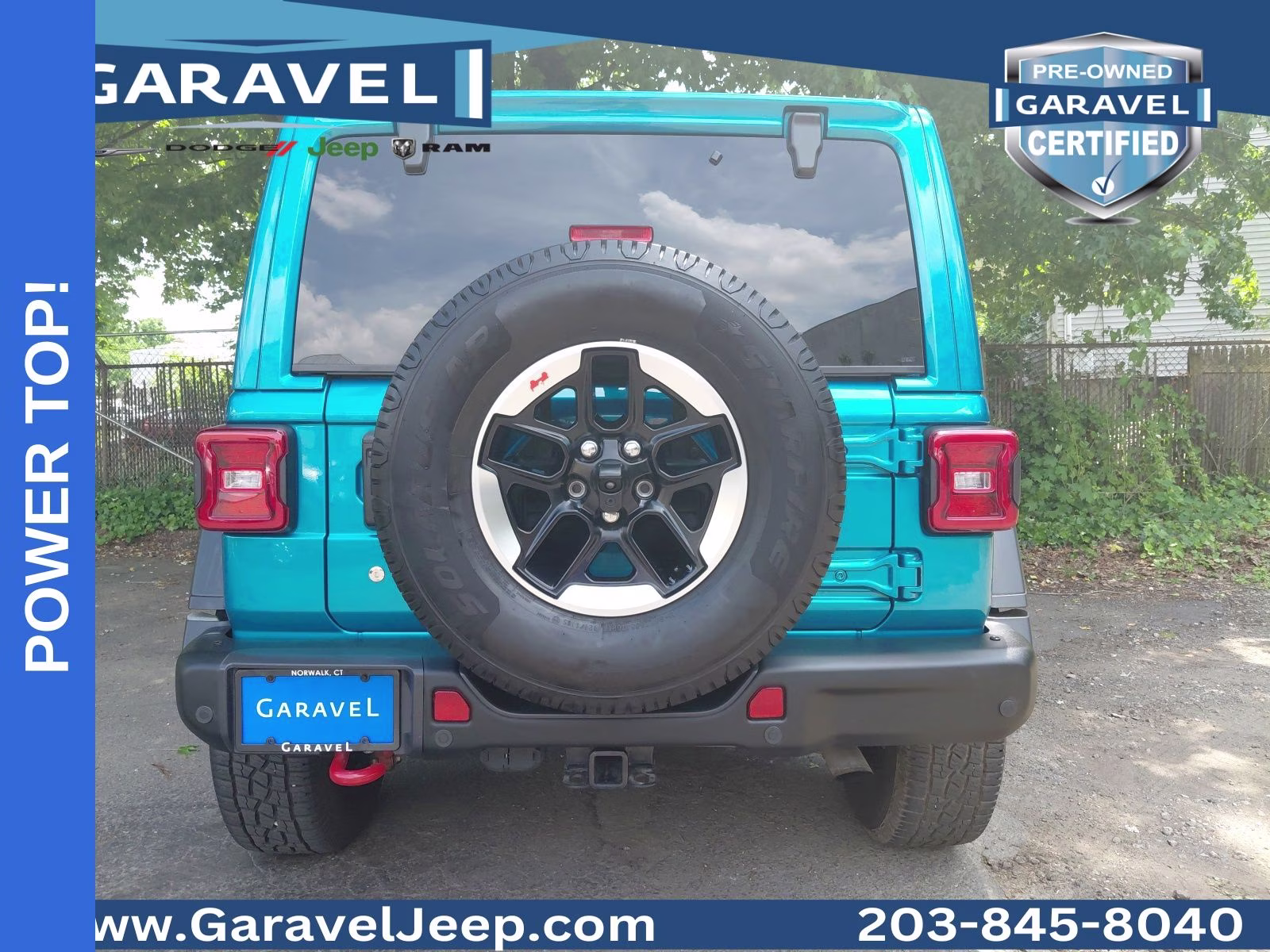 2020 Bikini Pearlcoat Jeep Wrangler Unlimited Rubicon 4X4 SUV