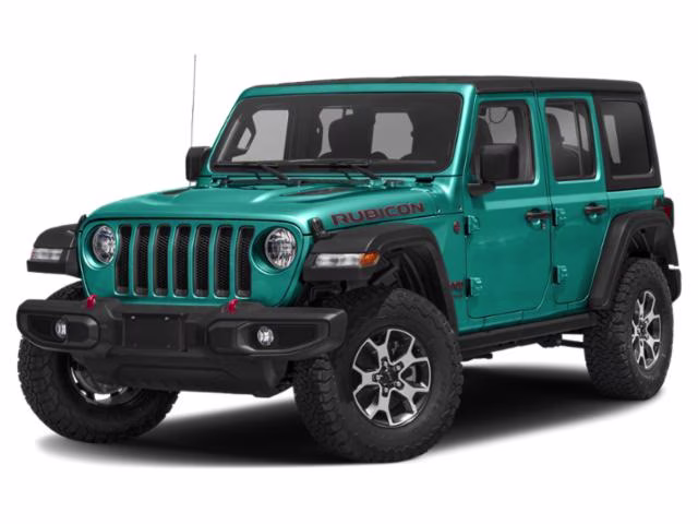 2020 Bikini Pearlcoat Jeep Wrangler Unlimited Rubicon 4X4 SUV