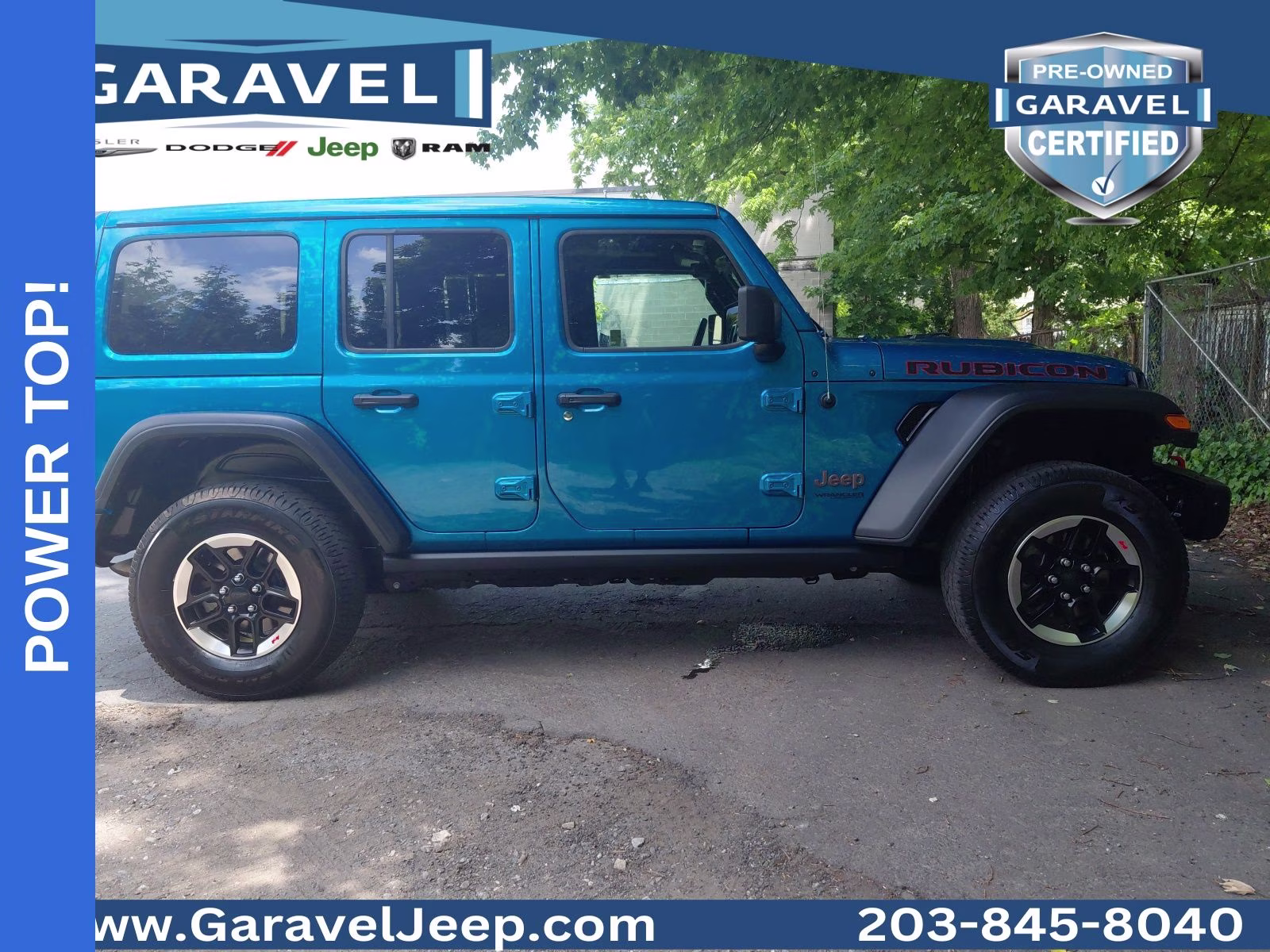 2020 Bikini Pearlcoat Jeep Wrangler Unlimited Rubicon 4X4 SUV