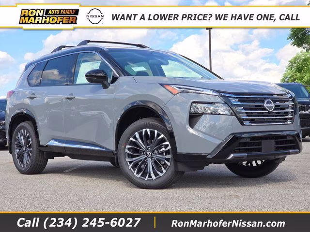 2026 Boulder Gray/Super Black Nissan Rogue Platinum AWD SUV