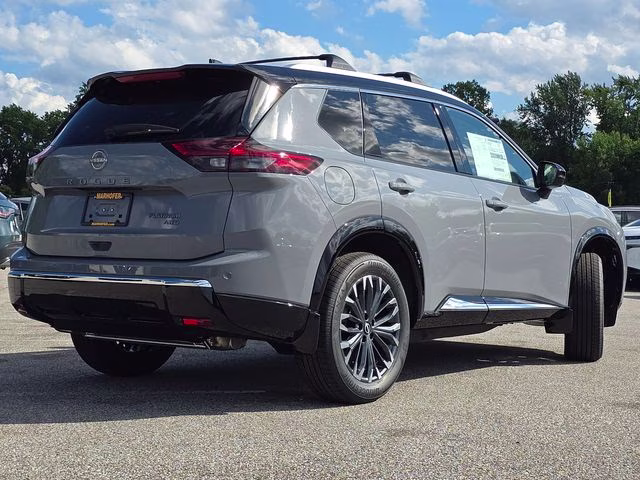2026 Boulder Gray/Super Black Nissan Rogue Platinum AWD SUV