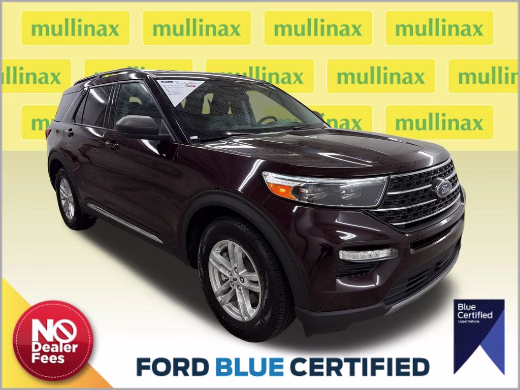 2023 Jewel Red Metallic Tinted Clearcoat Ford Explorer XLT RWD SUV