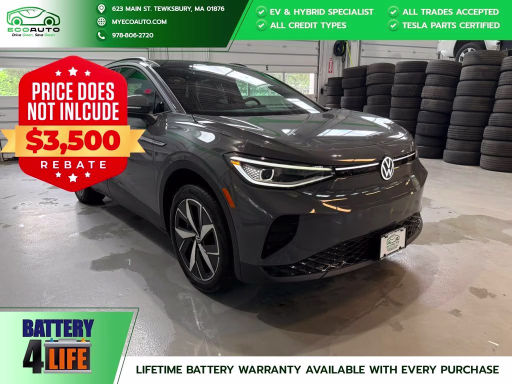 2023 Pure Gray Volkswagen ID.4 Pro S Plus AWD SUV