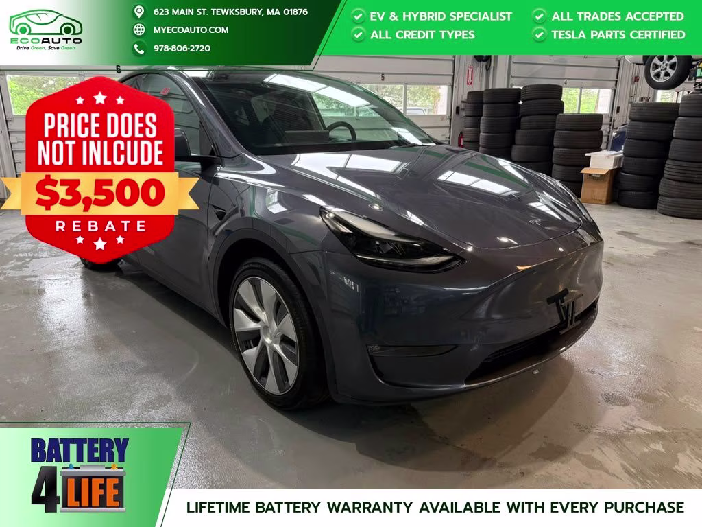 2023 Midnight Silver Metallic Tesla Model Y Long Range AWD SUV